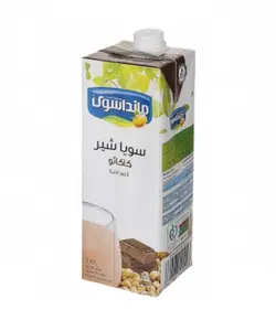 شیر سویا با طعم کاکائو بدون لاکتوز مانداسوی (1 لیتری)
