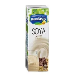 شیر سویا با طعم قهوه بدون لاکتوز مانداسوی (1 لیتری)