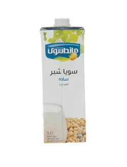 شیر سویا ساده بدون لاکتوز مانداسوی (1 لیتری)