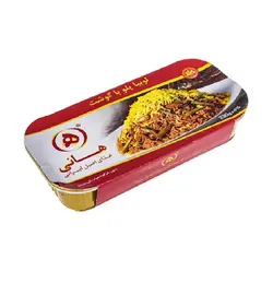 لوبیا پلو با گوشت هانی (350گرمی)