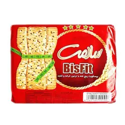 بیسکویت پنج غله با تزیین خرفه و کنجد سلامت (215 گرمی)