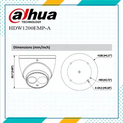 دوربین دام HDW1200EMP-A داهوا