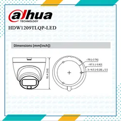 دوربین دام HDW1209TLQP-LED داهوا