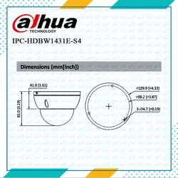دوربین دام IPC-HDBW1431EP-S4 داهوا