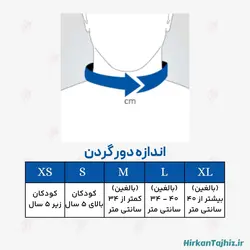 گردنبند طبی فیلادلفیا با قابلیت استفاده در MRI برند سماطب پاکان کد ۱۰۱۶