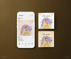 قالب پست و استوری تبریک عید نوروز اینستاگرام کد 1 - های تینو