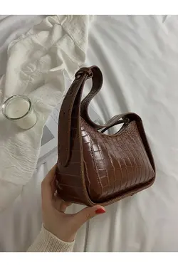 کیف بگ زنانه طرح پوست تمساح برند Honey Bag