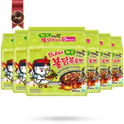 نودل سامیانگ samyang مدل جاجانگ Jjajang وزن 140 گرم پک 5 تایی بسته 6 عددی