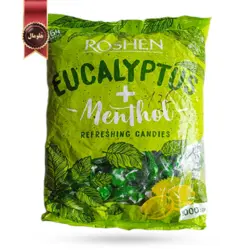 آبنبات نعنایی روشن roshen مدل اکالیپتوس + نعنا eucalyptus+menthol یک کیلویی