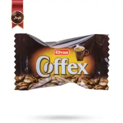 آبنبات قهوه الوان elvan مدل کافکس coffex وزن 700 گرم