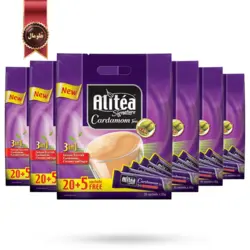 چای علی تی Alitea مدل هلدار cardamom پک 25 ساشه ای بسته 6 عددی