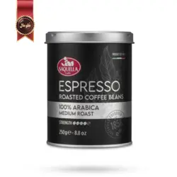 قهوه قوطی ساکوئلا saquella مدل اسپرسو espresso وزن 250 گرم