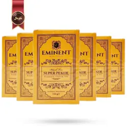 چای امیننت eminent مدل سوپر پکو super pekoe وزن 454 گرم بسته 6 عددی