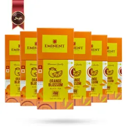 چای امیننت eminent مدل میوه ای orange blossom وزن 250 گرم بسته 6 عددی