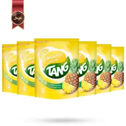 پودر شربت تانج tang مدل آناناس pineapple وزن 375 گرم بسته 6 عددی