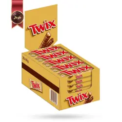شکلات تویکس وزن 50 گرم بسته 25 عددی