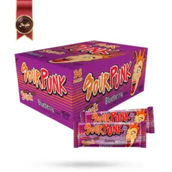 پاستیل سورپانک Sour punk مدل بلوبری Blueberry وزن 20 گرم بسته 36 عددی