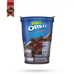 بیسکویت لیوانی مینی اورئو Mini Oreo cup مدل مینی شکلاتی Mini chocolates وزن 67 گرم