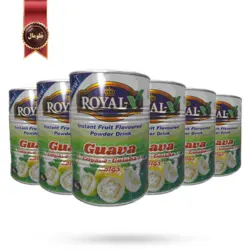 پودر شربت رویال royal مدل گواوا guava وزن 2750 گرم بسته 6 عددی