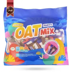 شکلات غلات اوت پارتی میکس Oats party mix مدل mazzex وزن 400 گرم