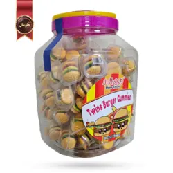 پاستیل همبرگر Burger gummy پک 100 تایی