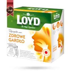 دمنوش کیسه ای هرمی لوید LOYD مدل مراقبت گلو support throat پک 20 تایی