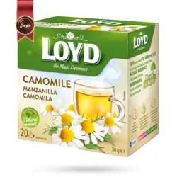 چای کیسه ای هرمی لوید LOYD مدل بابونه camomile پک 20 تایی