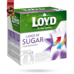 دمنوش کیسه ای هرمی لوید LOYD مدل تنظیم قند خون balance of sugar پک 20 تایی