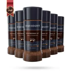 قهوه فوری دیویدوف Davidoff مدل اسپرسو 57 espresso وزن 100 گرم بسته 6 عددی