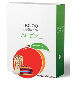 نرم افزار حسابداری مانتو و پوشاک شبکه هلو کد 8504485044