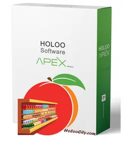 نرم افزار حسابداری سوپرمارکت جامع هلو کد 8184181841