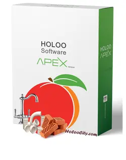 نرم افزار حسابداری مصالح ساختمانی پیشرفته هلو کد 2043320433