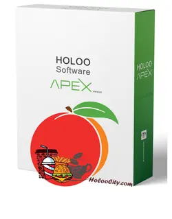 نرم افزار حسابداری کافه رستوران جامع هلو کد 8604186041