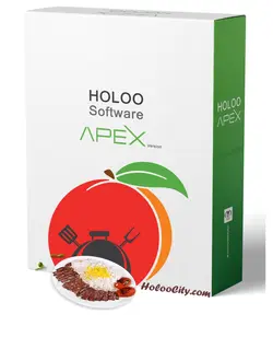 نرم افزار حسابداری رستوران و کترینگ ساده هلو کد 8495584955