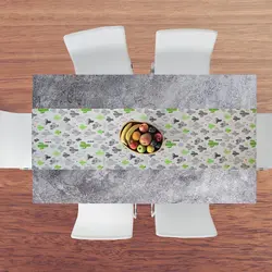 واران رانر 35×180 بزرگ طرح کاکتوس