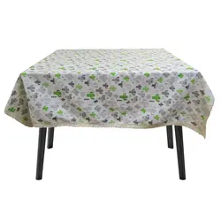 واران رومیزی 140*140 مربع طرح کاکتوس