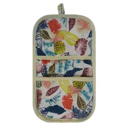 تویینز دستگیره آشپزخانه 2 جیب طرح برگ