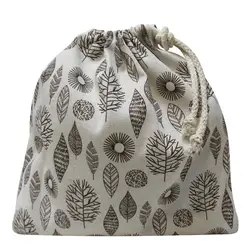 مانوئل کیسه بند دار طرح برگ فانتزی بزرگ