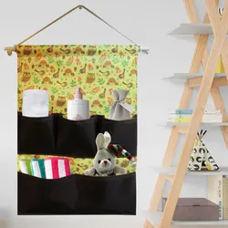 رازک آویز 5 جیب طرح جغد و قارچ