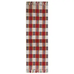 باریکان گلیم 60×180 طرح دار نقطه قرمز