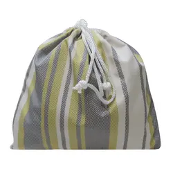 دنیرا کیسه بند دار راه راه طوسی-کرم بزرگ