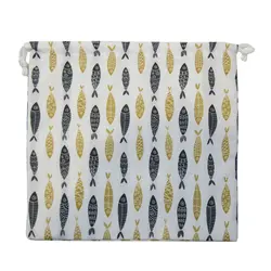 آدونیس کیسه بند دار طرح ماهی مشکی-کرم بزرگ