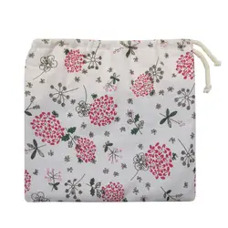 رزالین کیسه بند دار زمینه کرم گل دار متوسط