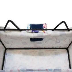 ریکاردو باکس فلزی آویز مستطیل 13*26 متوسط زمینه سفید طرح کتاب و قیچی