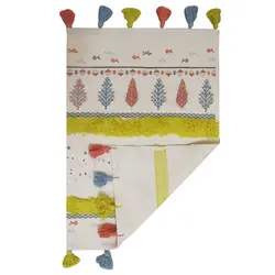آماندا گلیم 60×90 طرح برگ رنگی