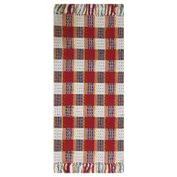 باریکان گلیم 60×130 طرح دار نقطه قرمز