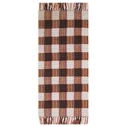 باریکان گلیم 60×130 طرح دار نقطه طوسی
