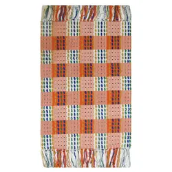 باریکان گلیم 60×90 طرح دار نقطه نارنجی