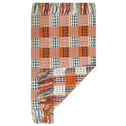 باریکان گلیم 60×90 طرح دار نقطه نارنجی