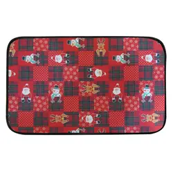 سورل نم گیر کنار سینک 50*90 زمینه قرمز طرح آدم برفی